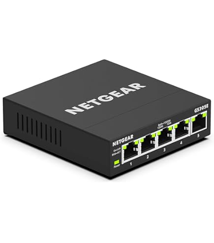 Netgear GS110EMX-100PES - Manageable Smart Plus Network Switch (8